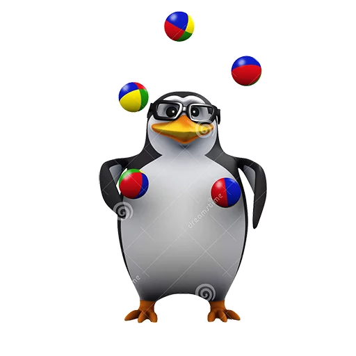Эмодзи Dank 3d stock penguins