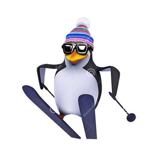 Эмодзи Dank 3d stock penguins