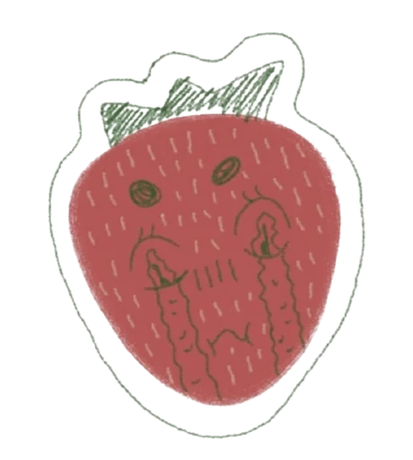 Эмодзи клубника