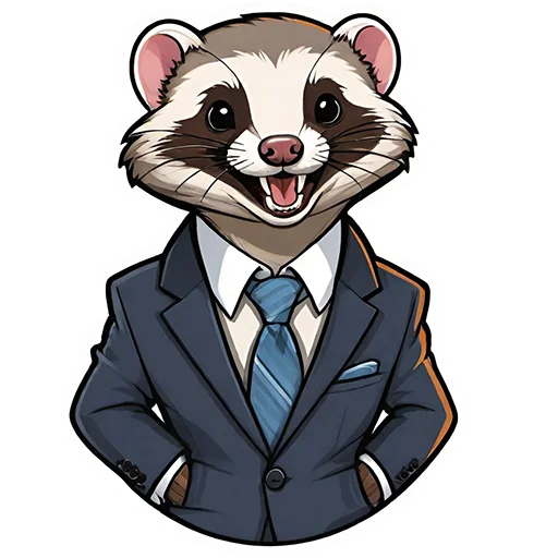 Эмодзи Suit polecat