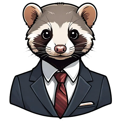Эмодзи Suit polecat