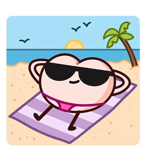 Эмодзи Летний Попкинс Без Текста