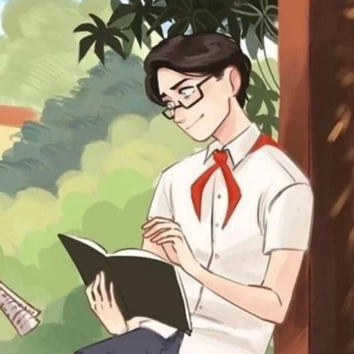 Эмодзи Лето в пионерском галстуке