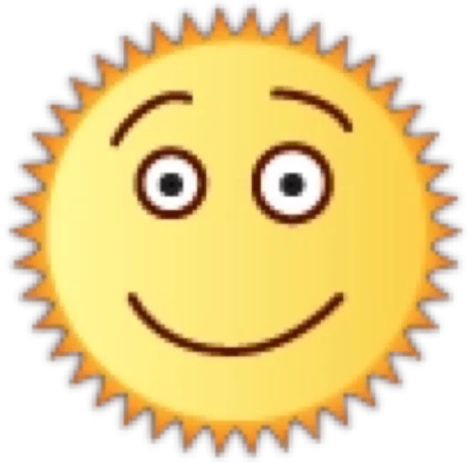 Эмодзи Солнце
