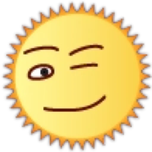 Эмодзи Солнце