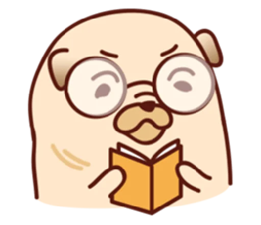 Эмодзи Sundae the Pug