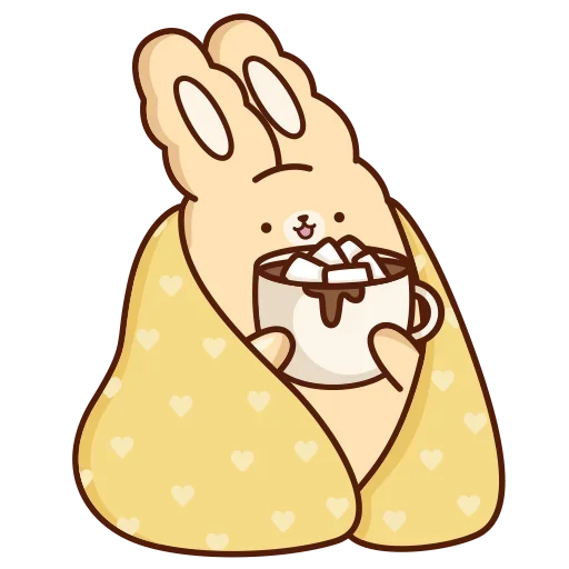 Эмодзи Кролик Супчик