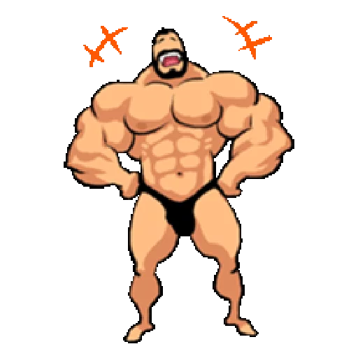 Эмодзи Super Muscle Man
