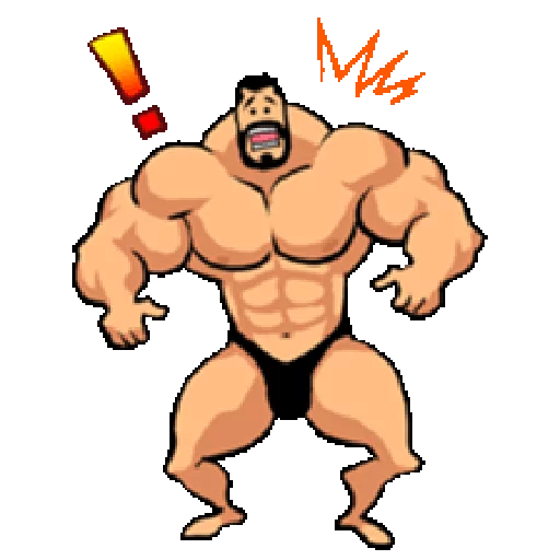 Эмодзи Super Muscle Man