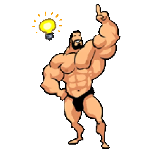 Эмодзи Super Muscle Man