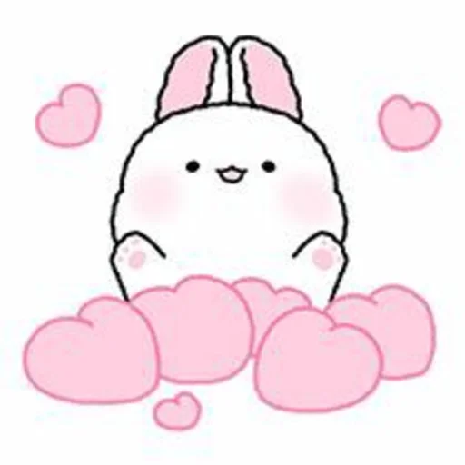 Эмодзи Rabbit Love