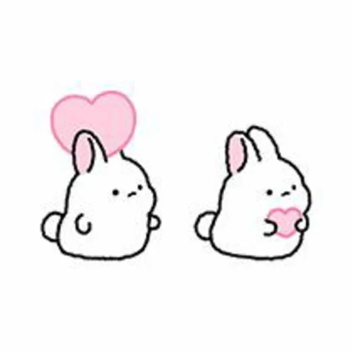 Эмодзи Rabbit Love