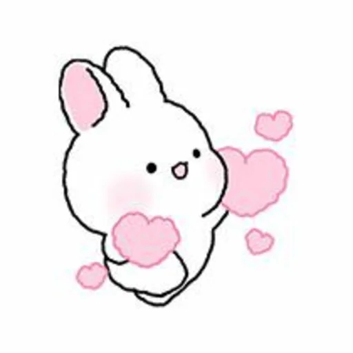 Эмодзи Rabbit Love