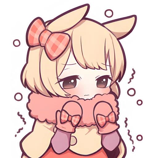 Эмодзи Сладкий зайчик