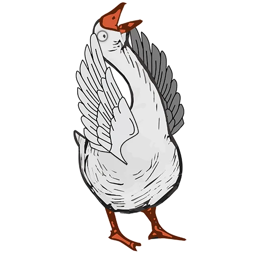 Эмодзи Тактичный Гусь