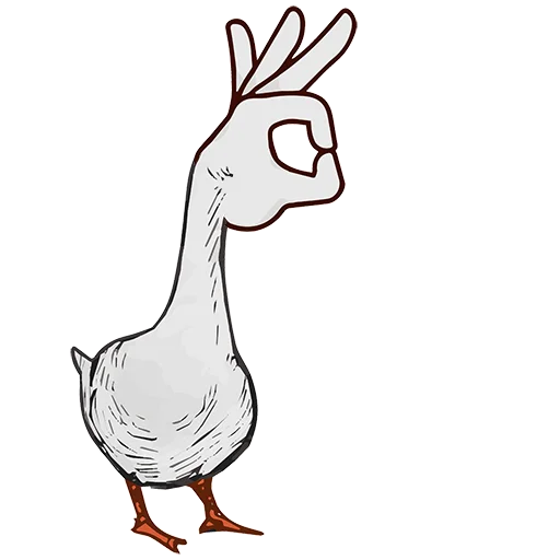 Эмодзи Тактичный Гусь