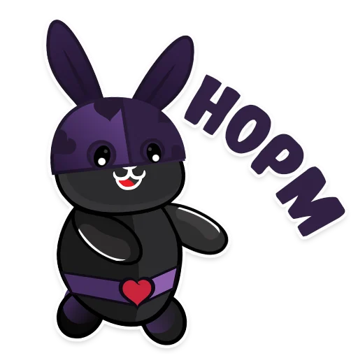 Эмодзи Тануки х Точка Любви