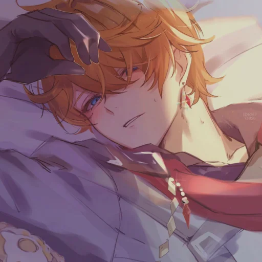 Эмодзи Tartaglia Genshin Impact