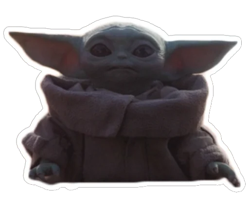 Эмодзи Baby Yoda The Child from Mandalorian