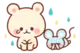 Эмодзи bear & bunny
