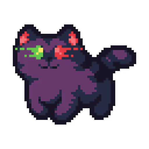 Эмодзи thepixelcats