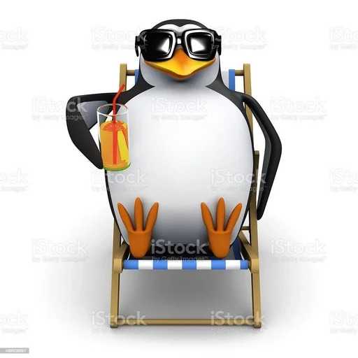 Эмодзи 3d penguin