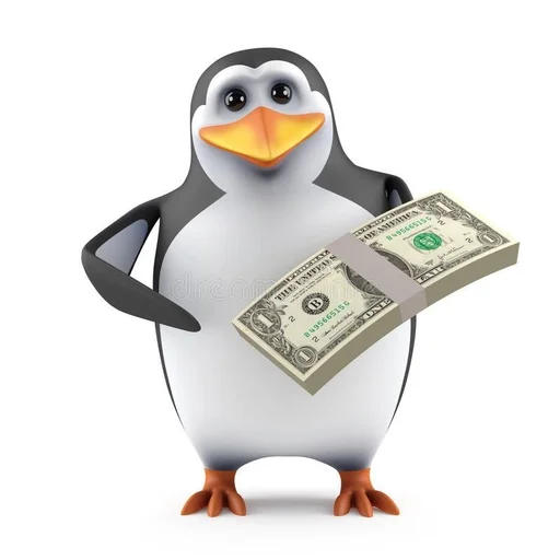 Эмодзи 3d penguin