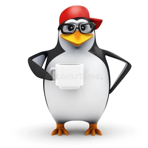 Эмодзи 3d penguin