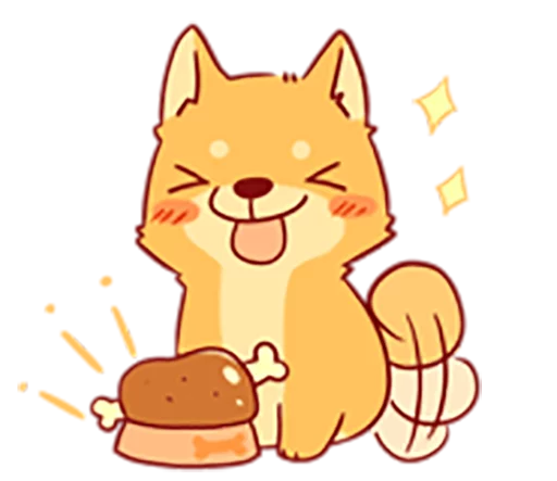 Эмодзи Tibi the Shiba Inu