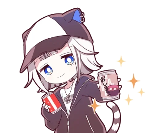 Эмодзи Тигрица тян