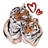 Эмодзи Tigers love