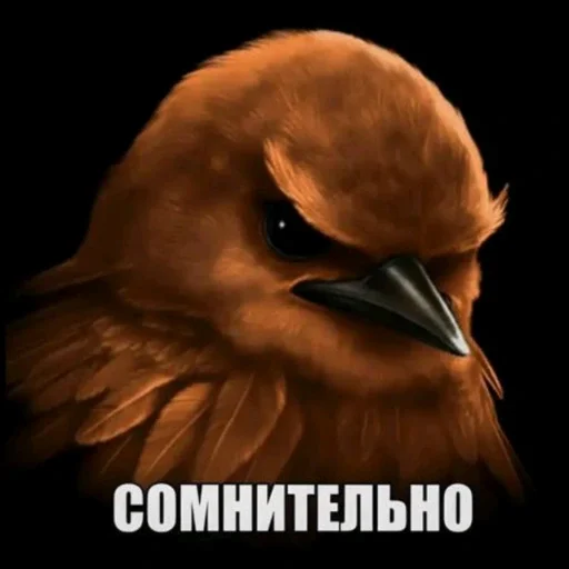 Эмодзи вряд ли птички