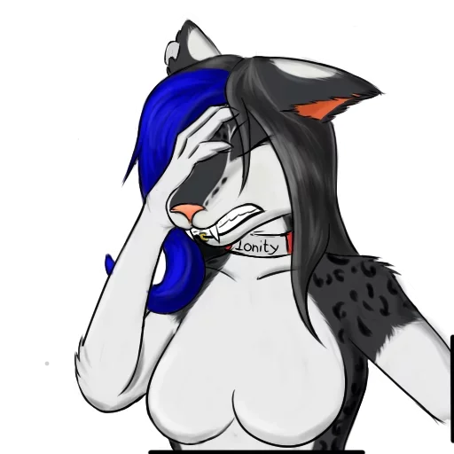 Эмодзи Твоя Кошечка в ошейнике