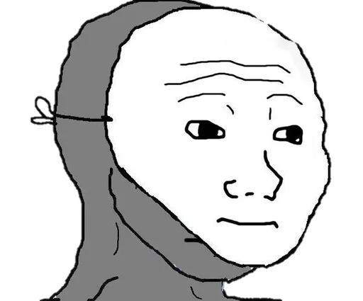 Эмодзи Wojak Party