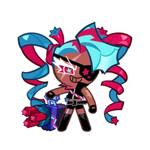 Эмодзи Twizzly Gummy Cookie