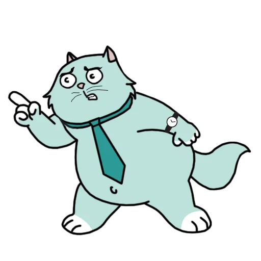 Эмодзи Кот удаленщика