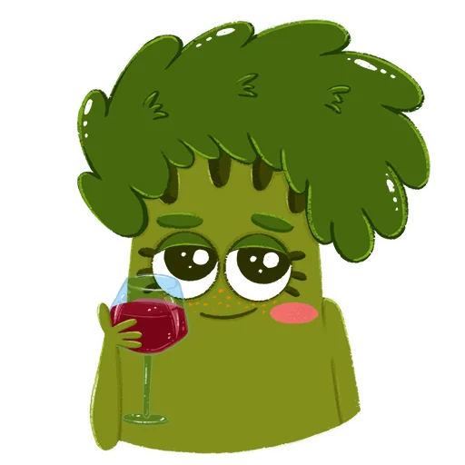 Эмодзи Малышка Брокколи 2