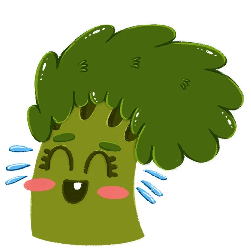 Эмодзи Малышка Брокколи 2