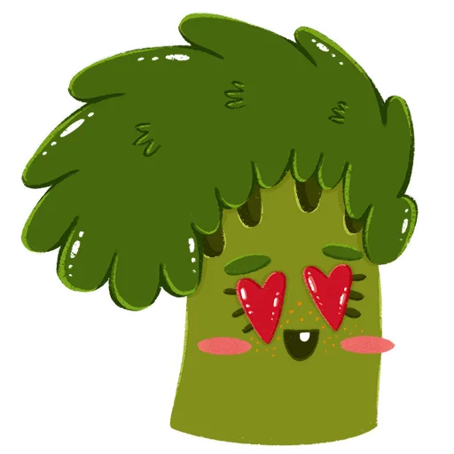 Эмодзи Малышка Брокколи 2