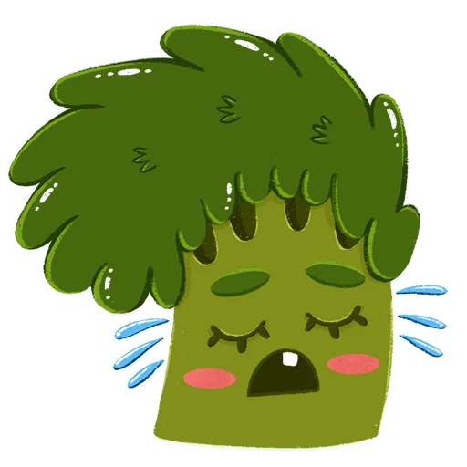 Эмодзи Малышка Брокколи 2