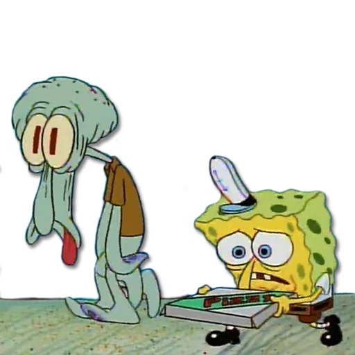 Эмодзи Sponge Bob