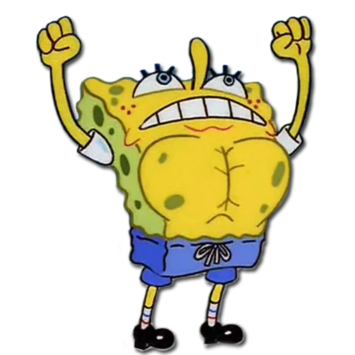 Эмодзи Sponge Bob