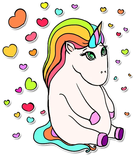 Эмодзи unicorn_kravez