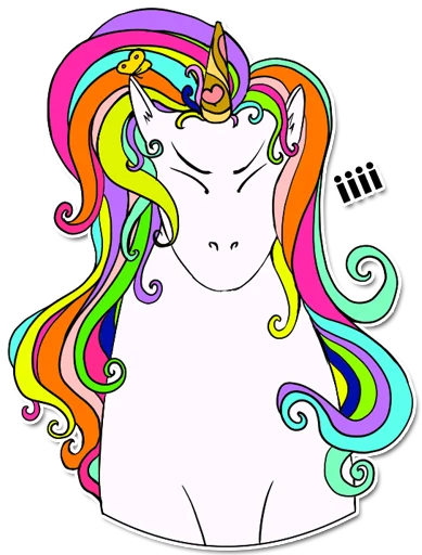Эмодзи unicorn_kravez