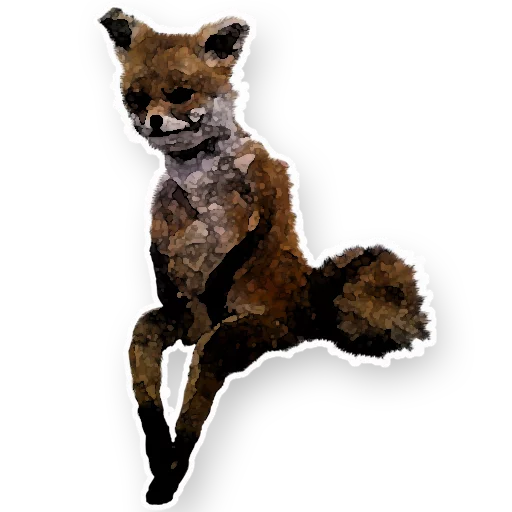 Эмодзи УпоротаяЛиса