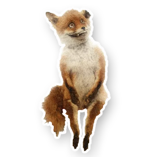 Эмодзи УпоротаяЛиса