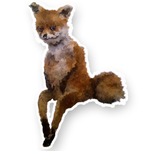 Эмодзи УпоротаяЛиса