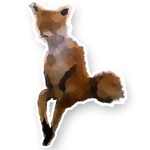 Эмодзи УпоротаяЛиса