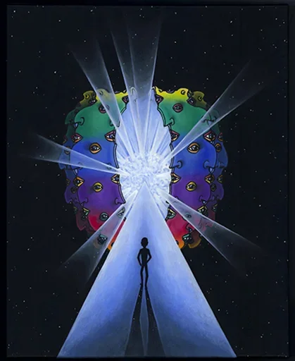 Эмодзи Увидь космос и звёзды