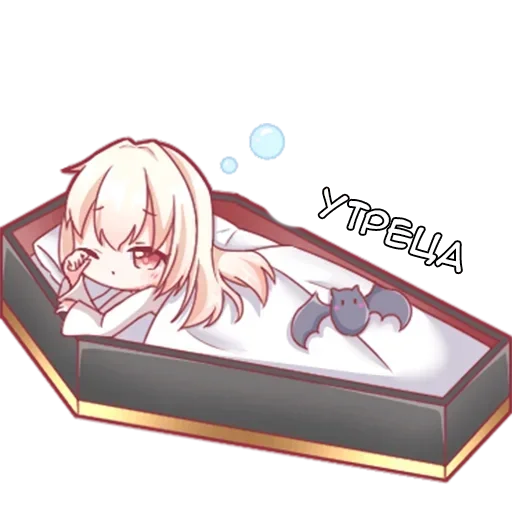 Эмодзи Vampire chan | Вампир тян